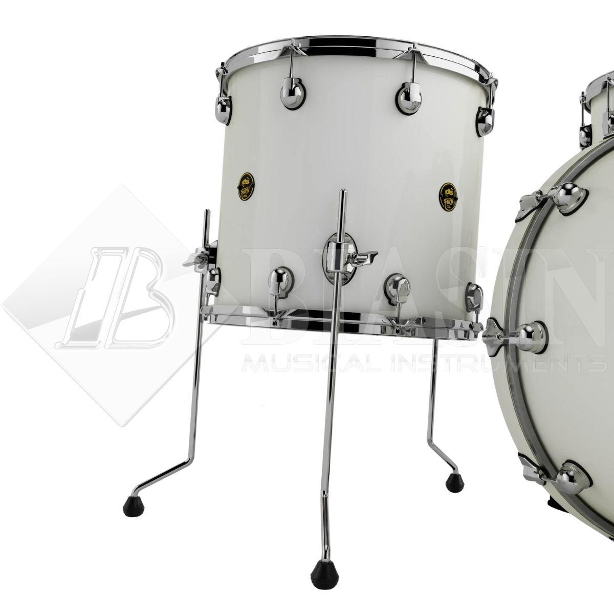 DS DRUM Fury Studio Kit Maple Shell Pack 4 pezzi White Pearl Lacquer 22/10/12/16