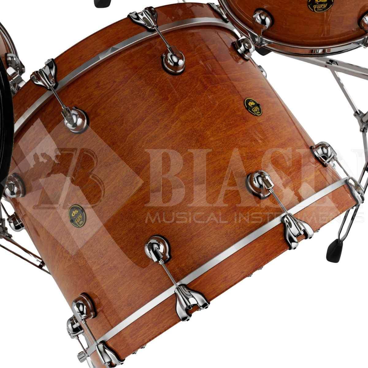 DS DRUM Fury Rock Kit Maple Shell Pack 3 pezzi Whisky Lacquer 24/13/16