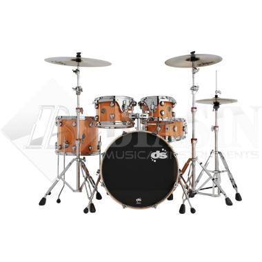 DS DRUM GrooveMaster Club Kit Birch 5 pezzi Orange Galaxy Wrap 20/10/12/16/14SD + Hardware 300 Series