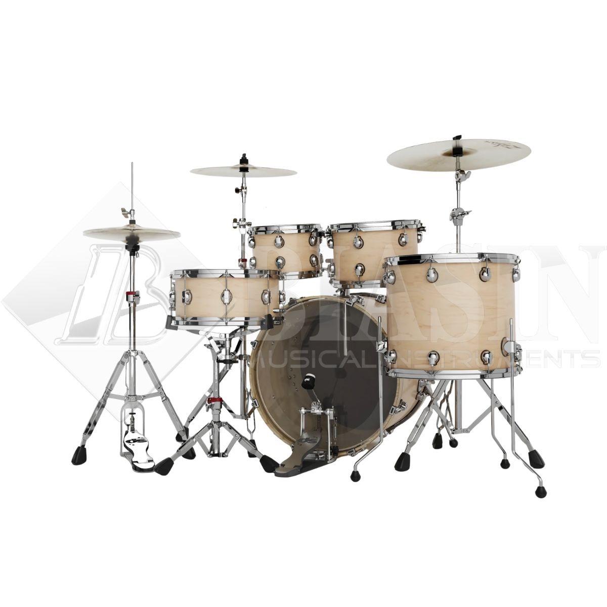 DS DRUM GrooveMaster Studio Kit Birch Shell Pack 5 pezzi Natural Hard Satin 22/10/12/16/14SD