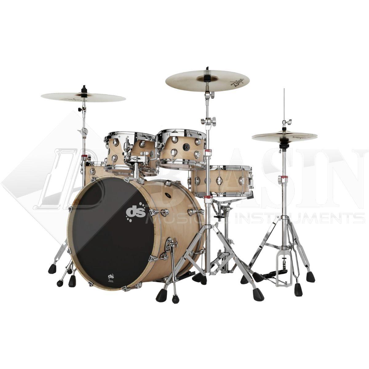 DS DRUM GrooveMaster Studio Kit Birch Shell Pack 5 pezzi Natural Hard Satin 22/10/12/16/14SD