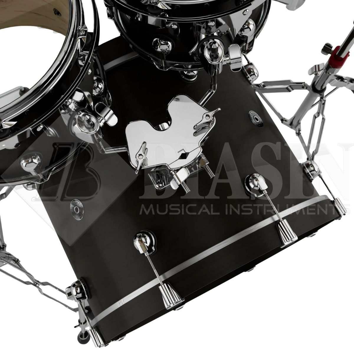 DS DRUM GrooveMaster Studio Kit Birch Shell Pack 5 pezzi Black Mist Stain Hard Satin 22/10/12/16/14SD