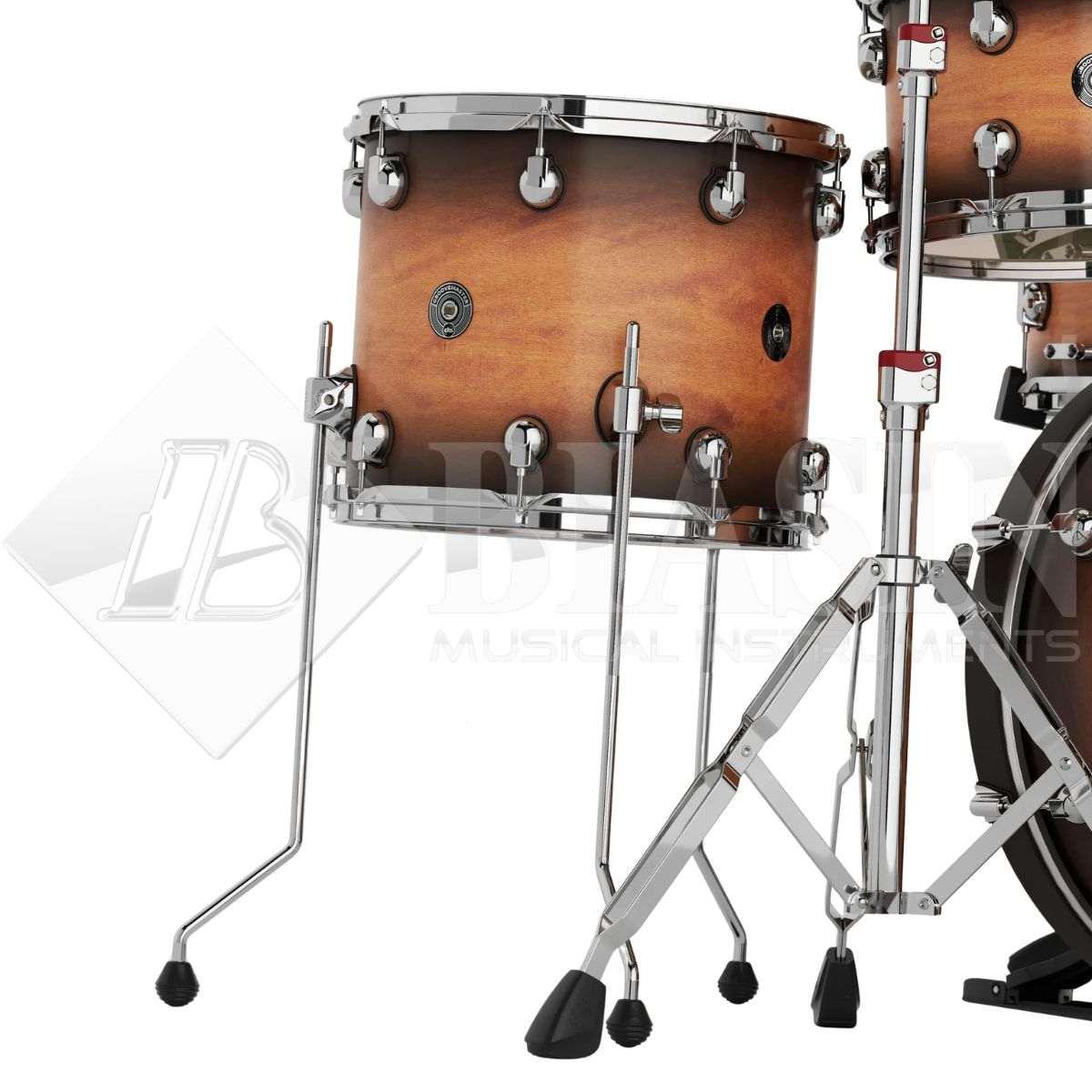 DS DRUM GrooveMaster Club Kit Birch Shell Pack 5 pezzi Amber Burst 20/10/12/14/14SD