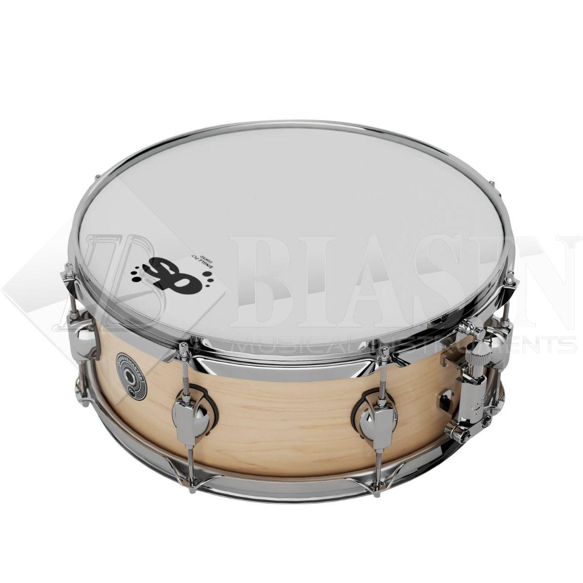 DS DRUM GrooveMaster 14x5.5 Birch Rullante Natural Hard Satin