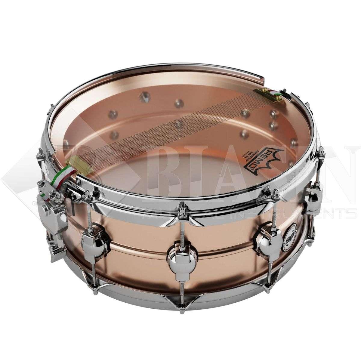 DS DRUM RCS 14x6 Seamless Copper Rullante in Rame