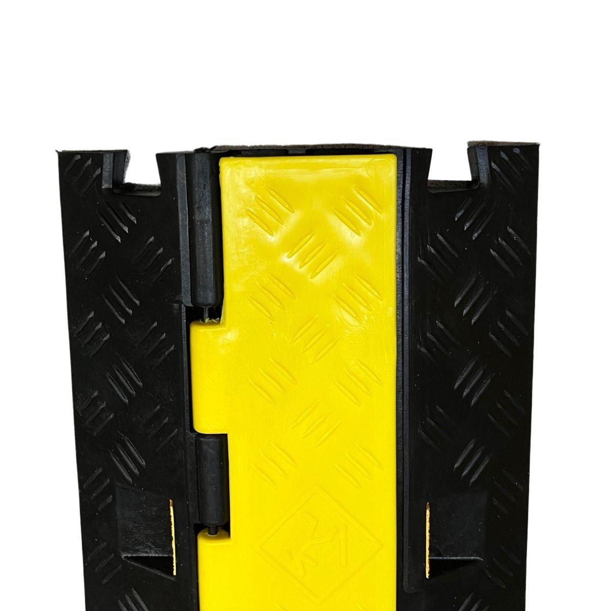 BIASIN Canalina Pedana Passacavo Professionale a 2 Corsie per Eventi e Concerti