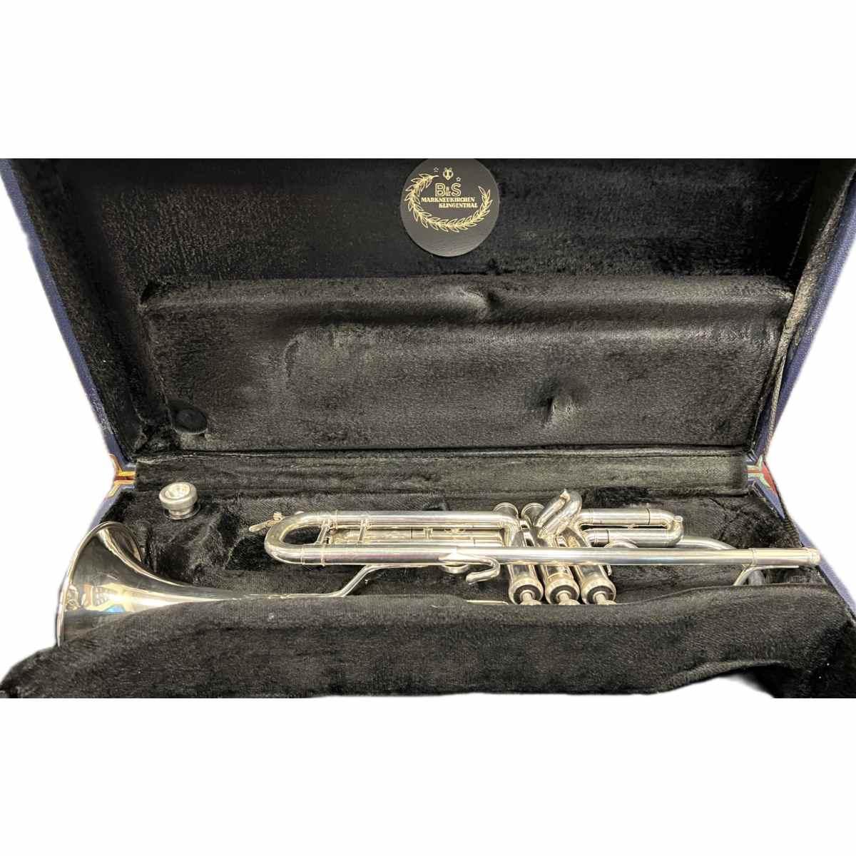 B&S CHALLENGER II tromba sib argentata s/n 3137/2 CON CUSTODIA ORIGINALE MAT.80147 (usato)