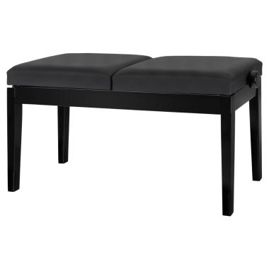 Classic cantabile panchetta doppia nero lucido  per pianoforte