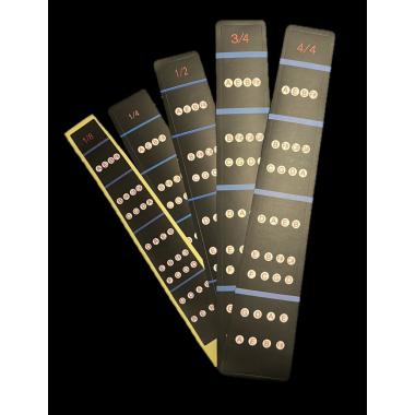 Fps violin adesivo per posizione dita violino