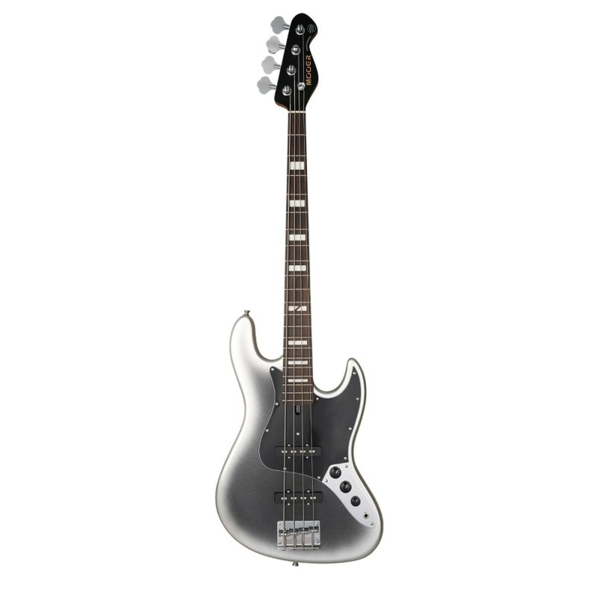 MOOER Mbj412 Dark Silver BASSO ELETTRICO 4 CORDE