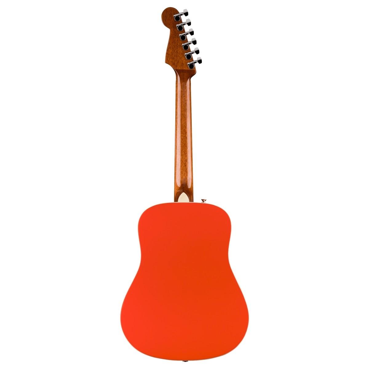 Fender california standard redondo mini fiesta red chitarra acustica