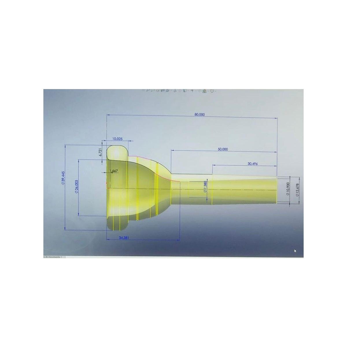 Padovani rg signature bocchino per trombone penna larga