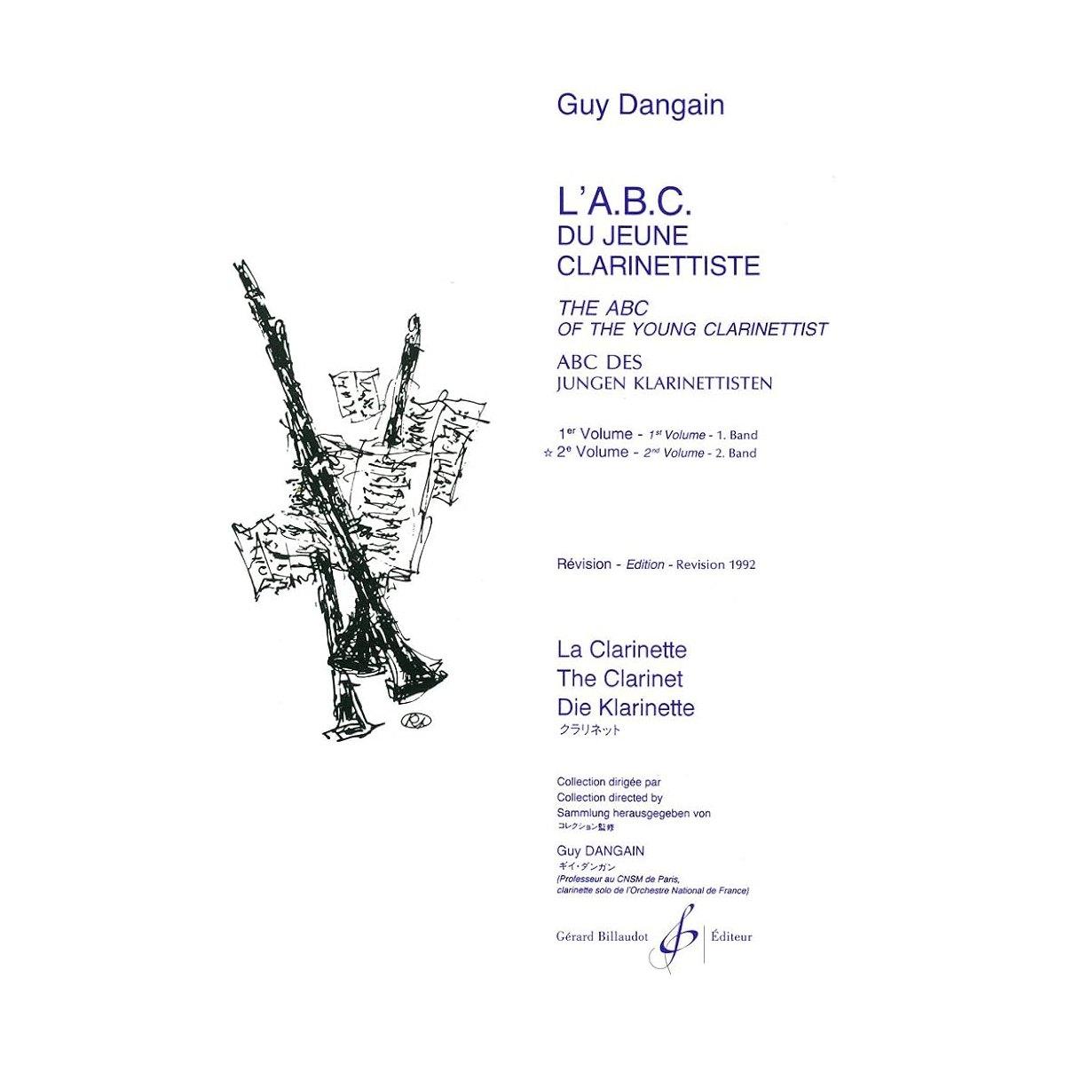 L'a.b.c. du jeune clarinettiste vol.2 guy dangain 27