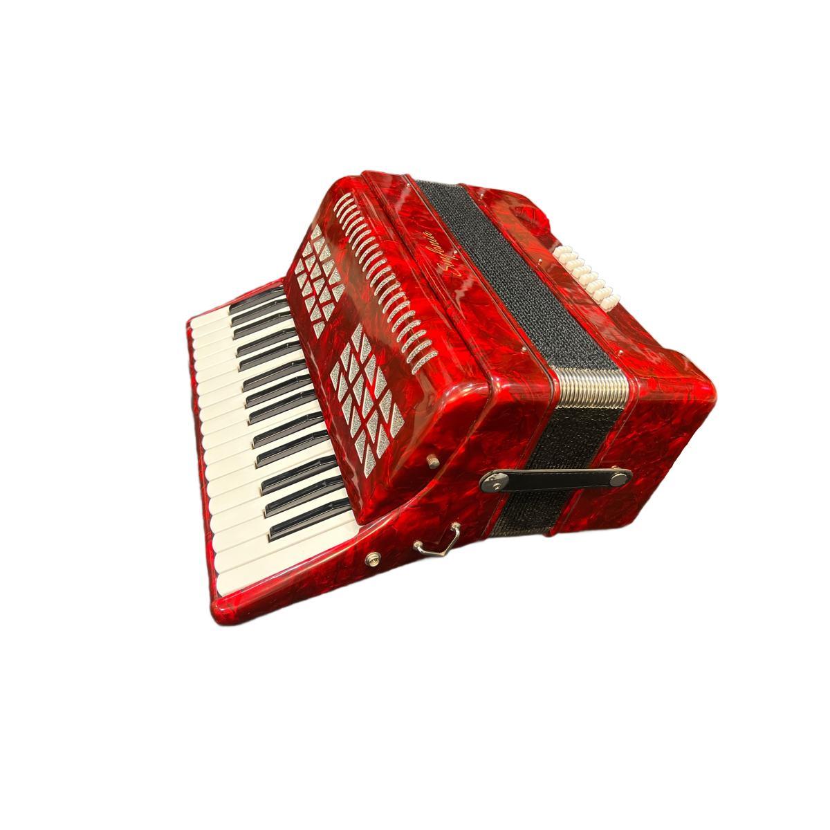 Sinfonia fisarmonica 32 bassi rossa