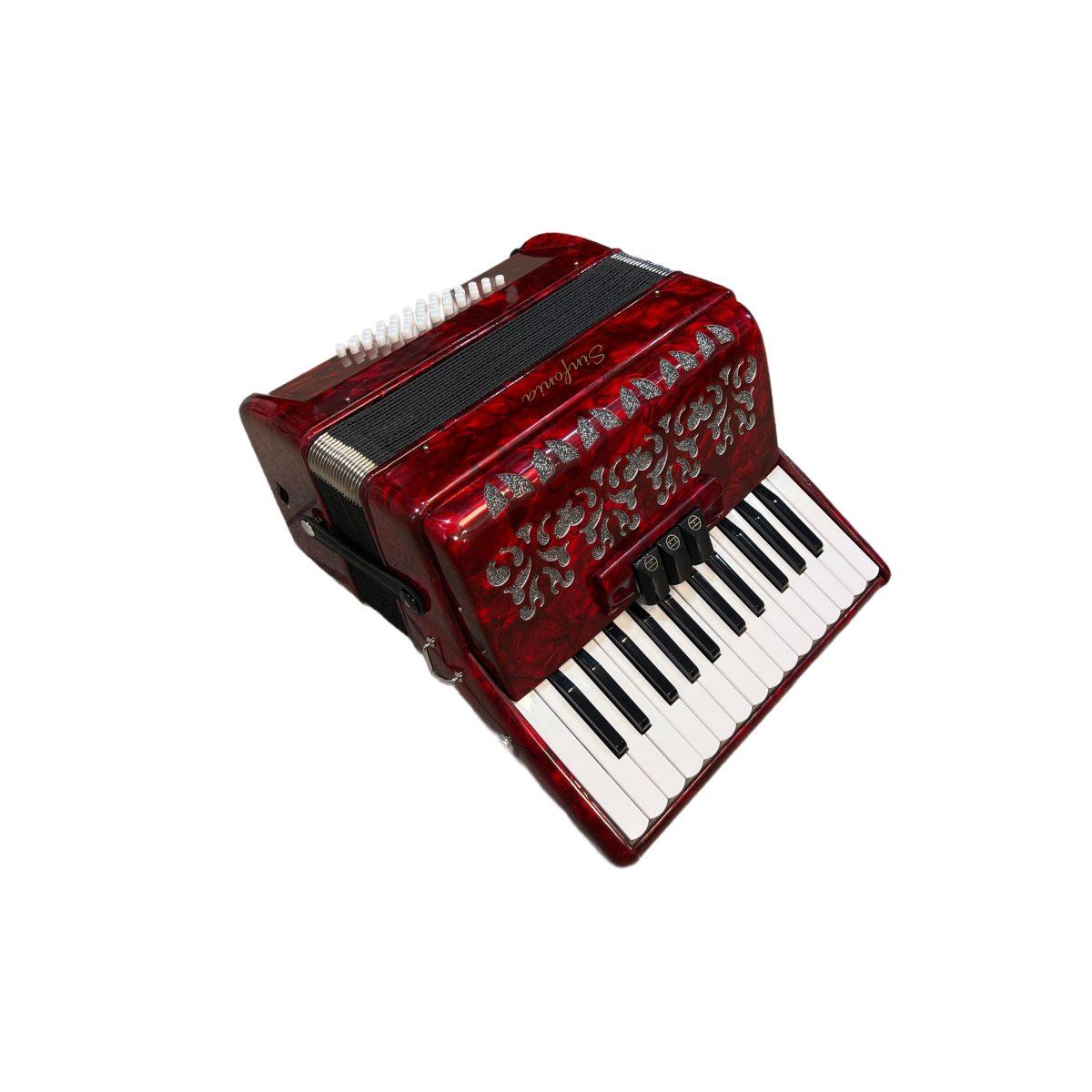 Sinfonia fisarmonica 48 bassi rossa