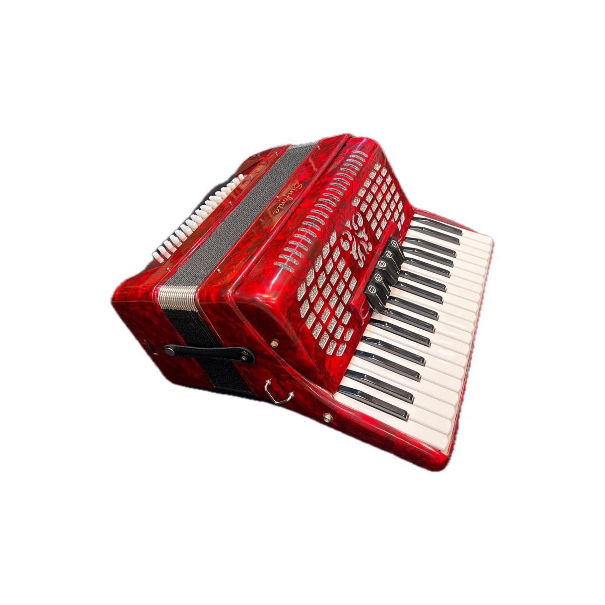 Sinfonia fisarmonica 72 bassi rossa