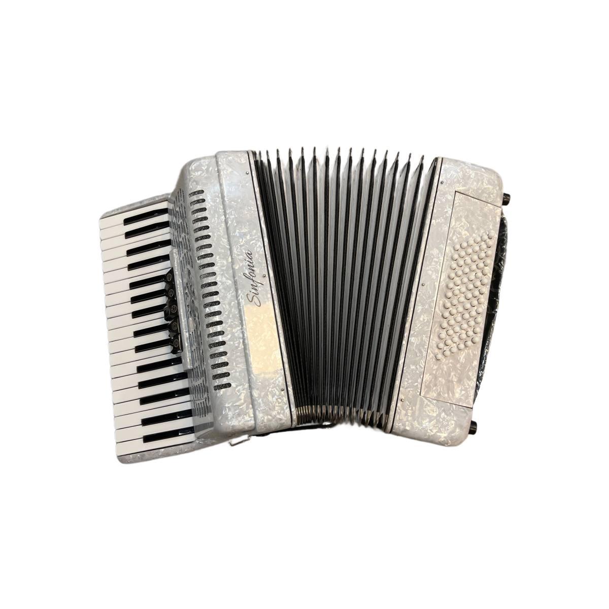 Sinfonia fisarmonica 72 bassi white