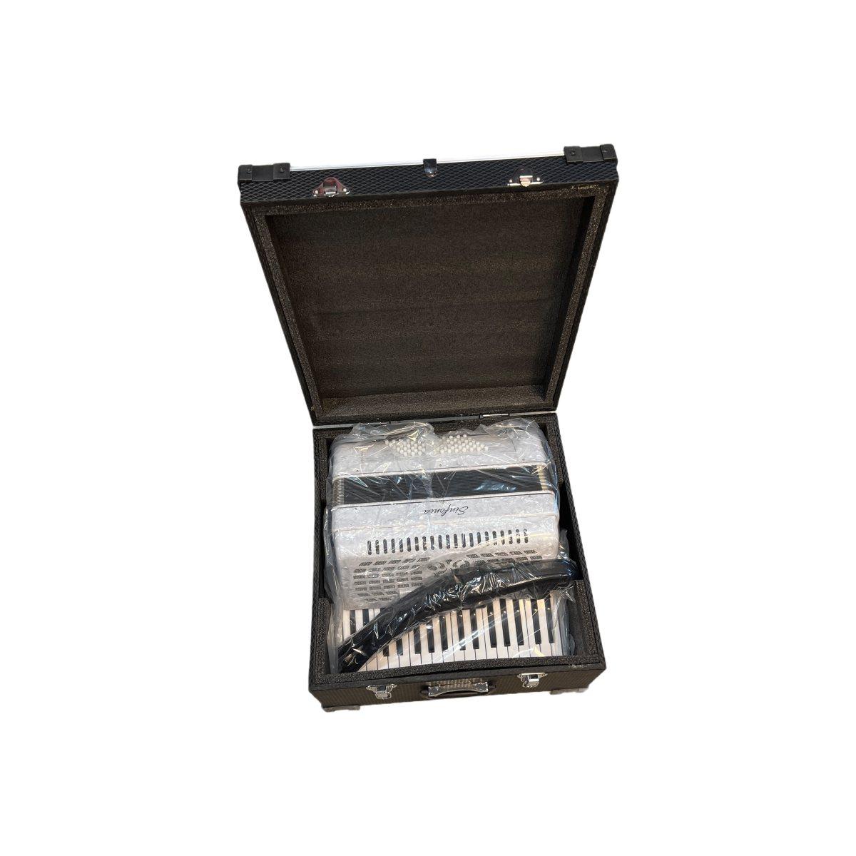 Sinfonia fisarmonica 72 bassi white