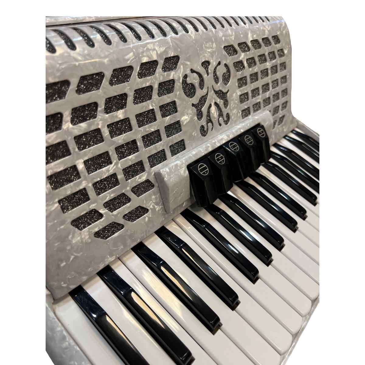 Sinfonia fisarmonica 72 bassi white