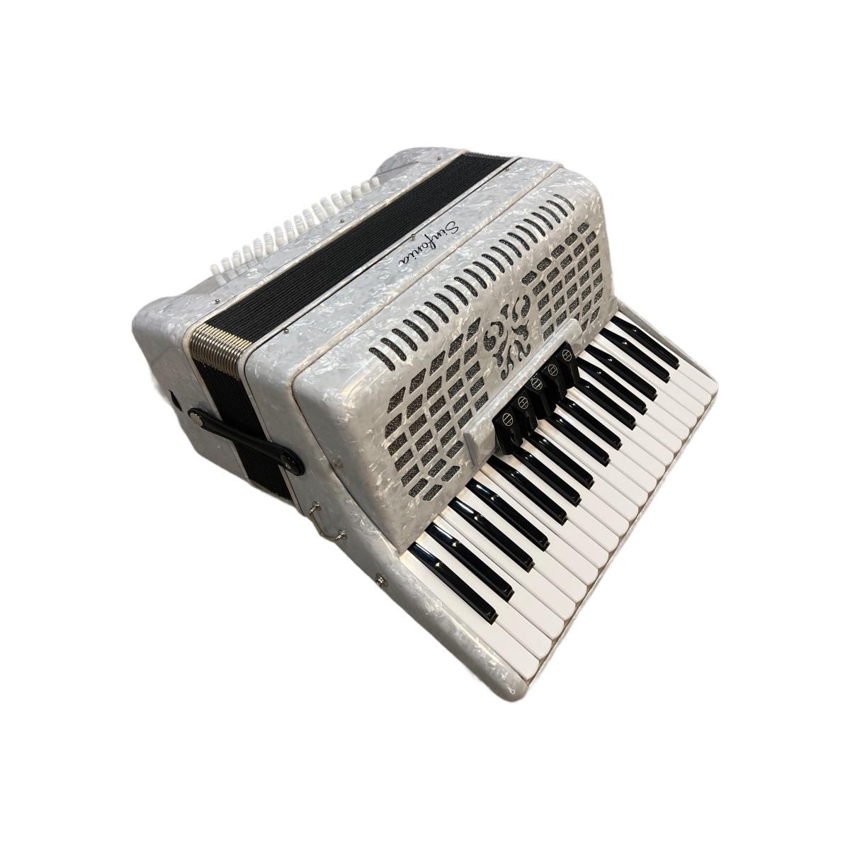 Sinfonia fisarmonica 72 bassi white