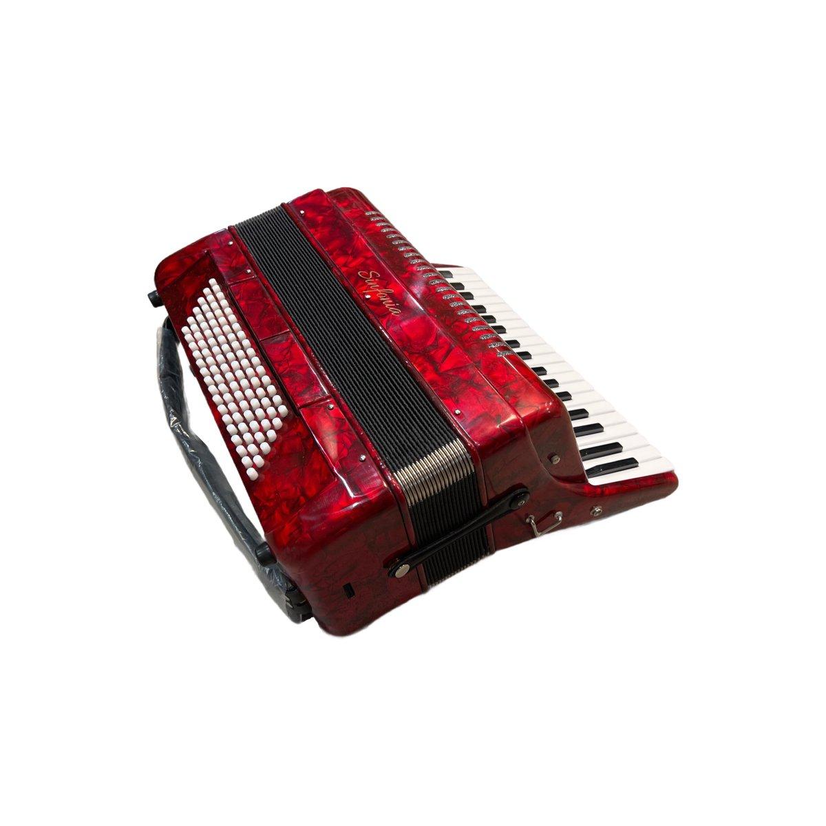 Sinfonia fisarmonica 96 bassi rossa