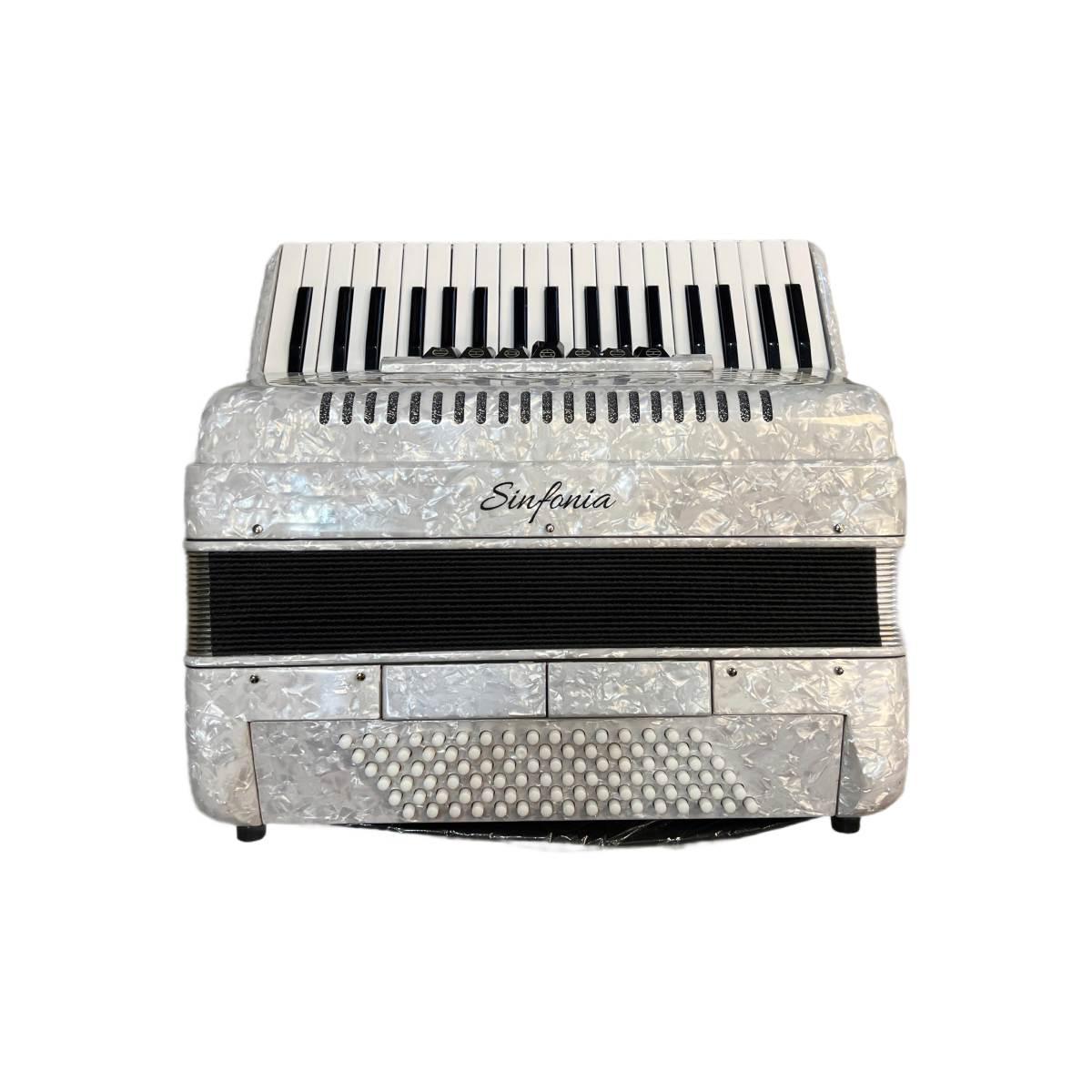 Sinfonia fisarmonica 96 bassi white