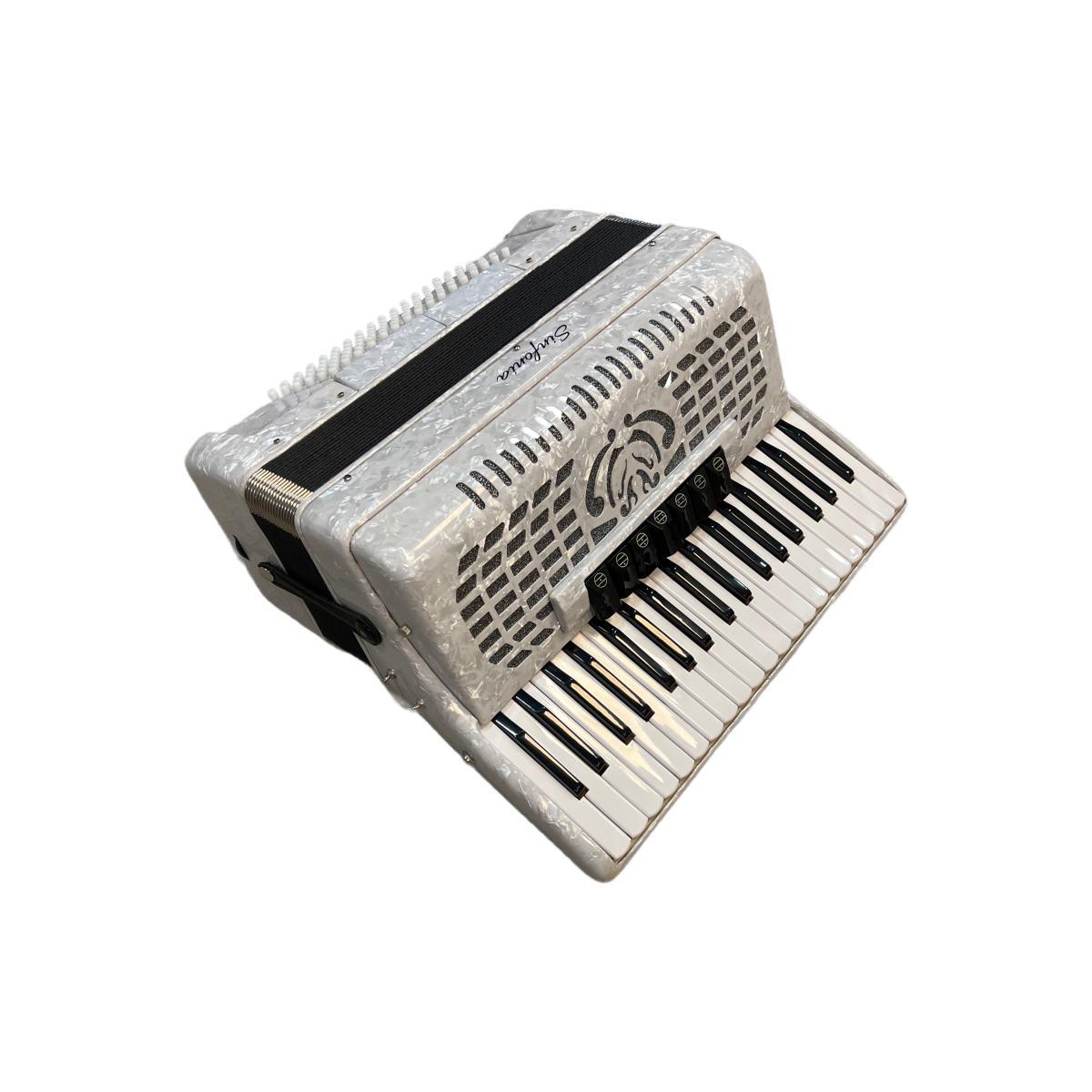 Sinfonia fisarmonica 96 bassi white