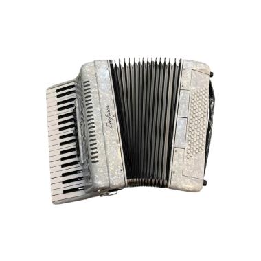 Sinfonia fisarmonica 96 bassi white