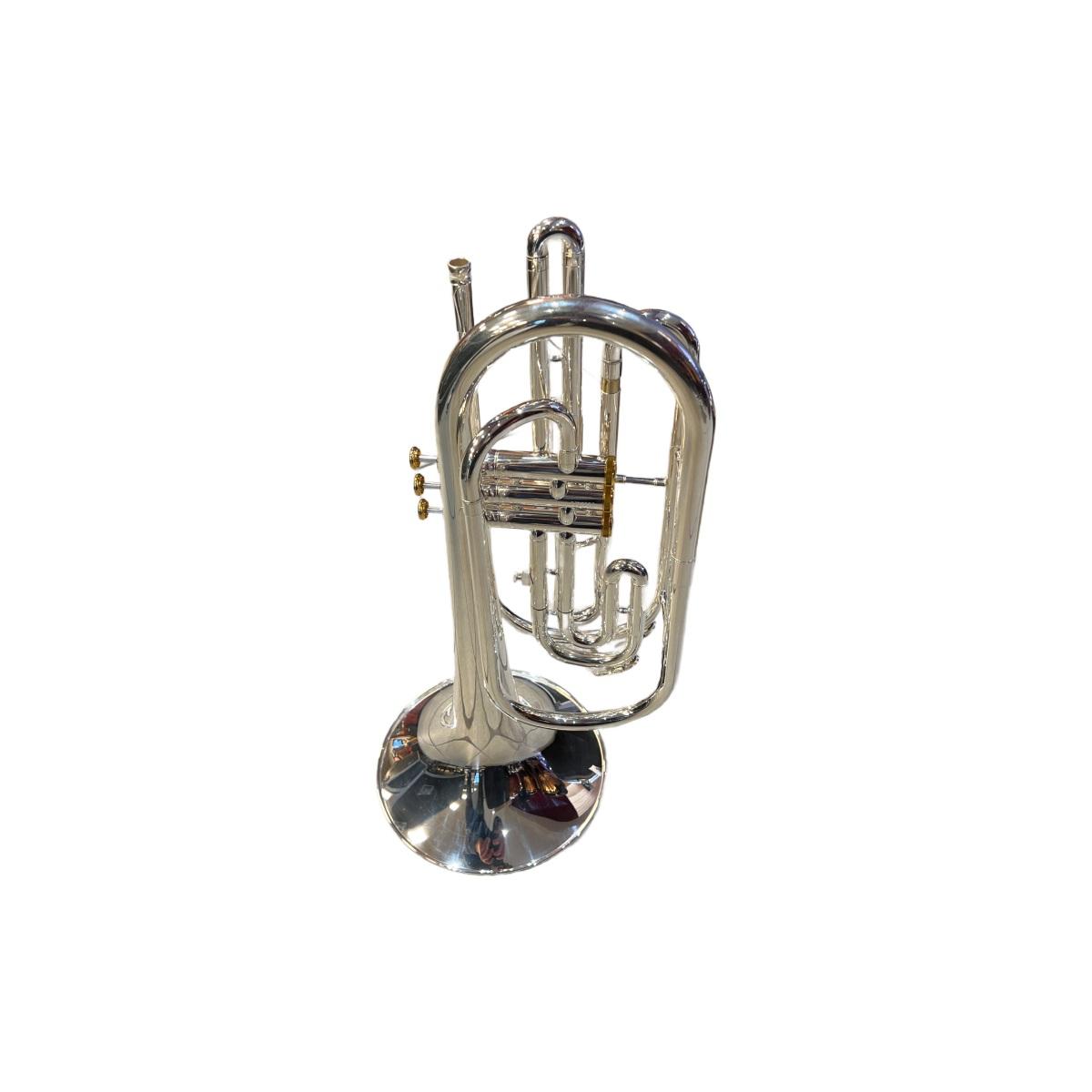 BBRASS 90S TROMBONE MARCHING IN Bb  SILVER PLATED