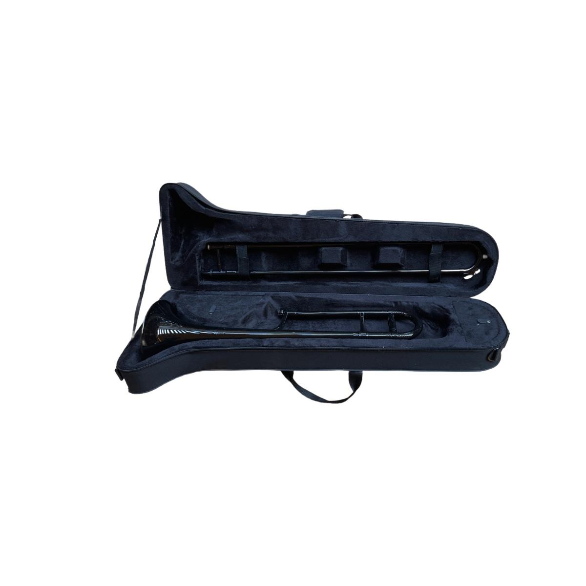 Cigalini pl-tn-bl black trombone tenore in plastica nero