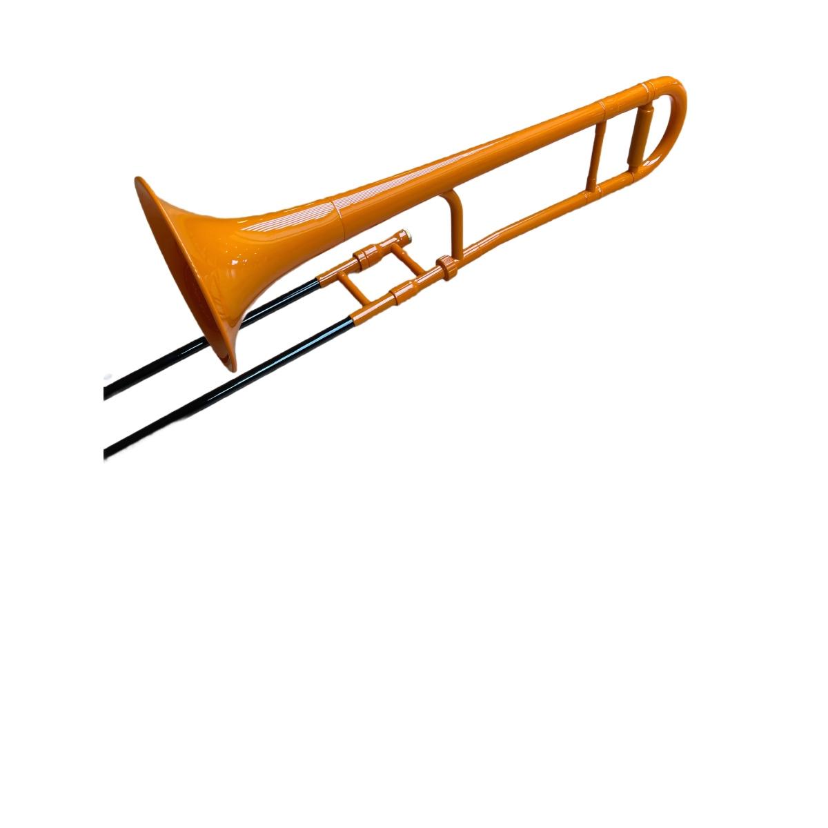 Cigalini pl-tn-og orange trombone tenore in plastica arancione