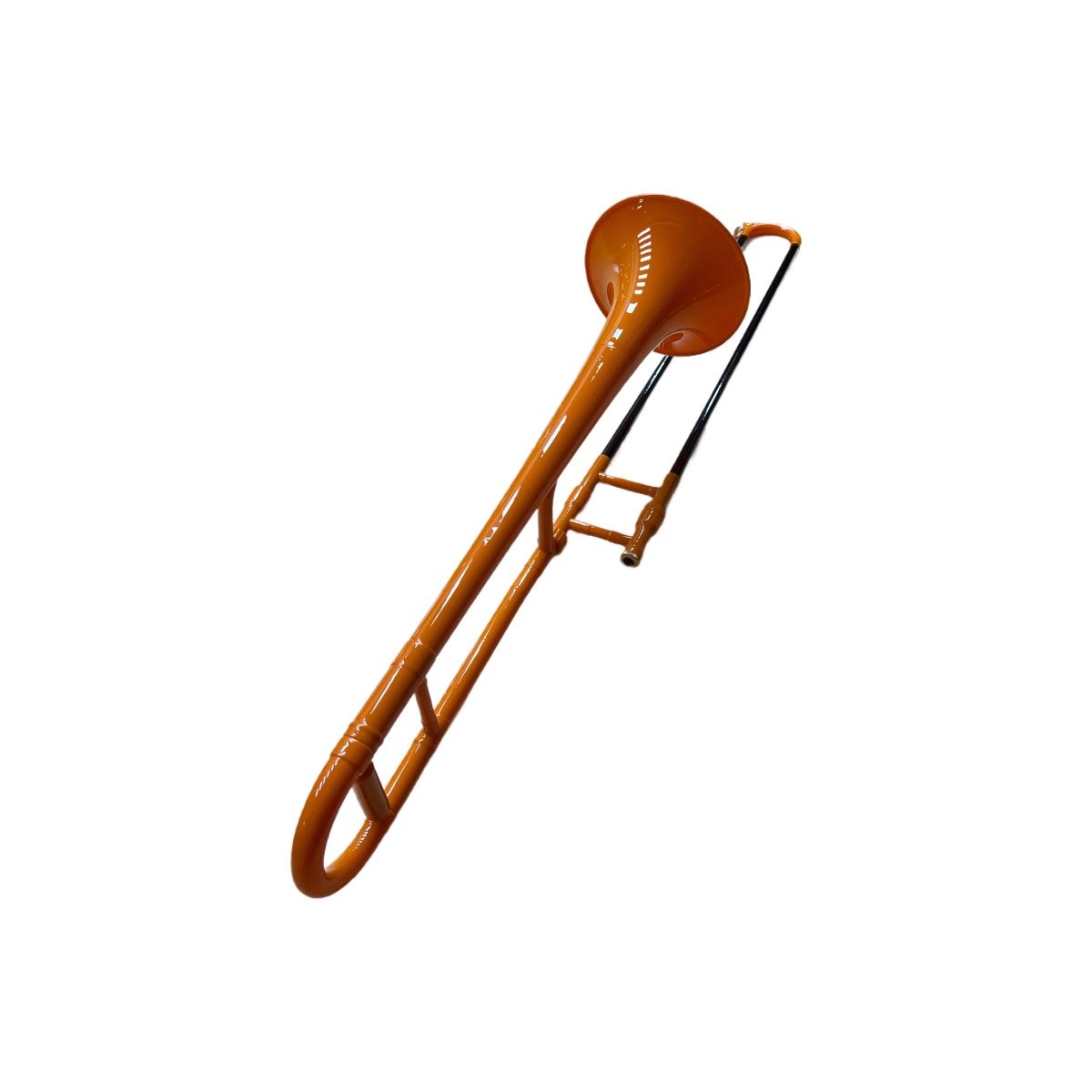 Cigalini pl-tn-og orange trombone tenore in plastica arancione
