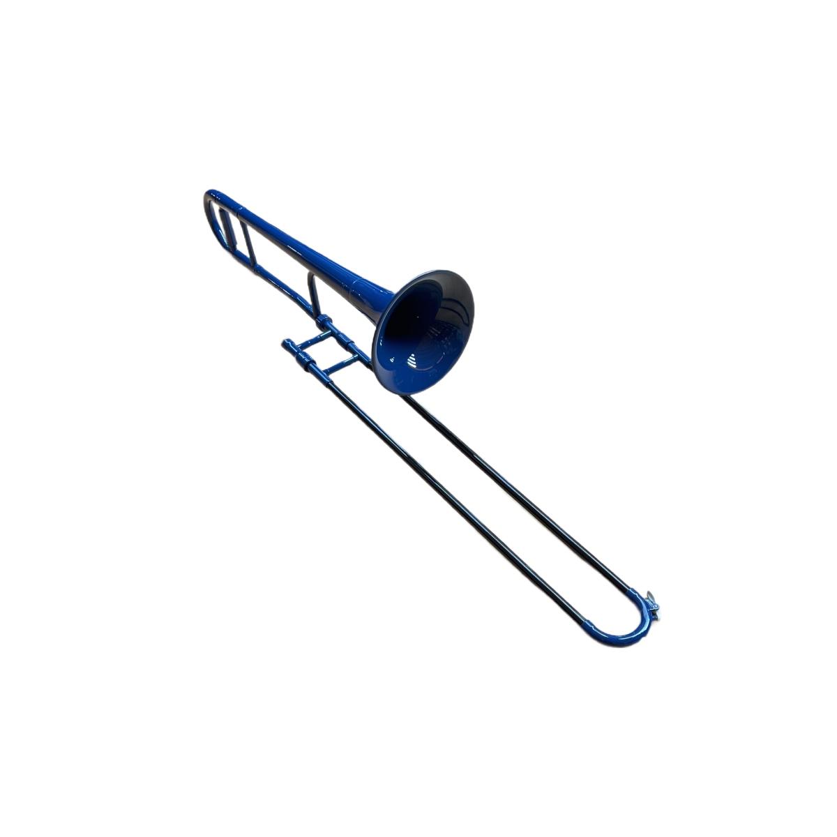 Cigalini pl-tn-bu blu trombone tenore in plastica