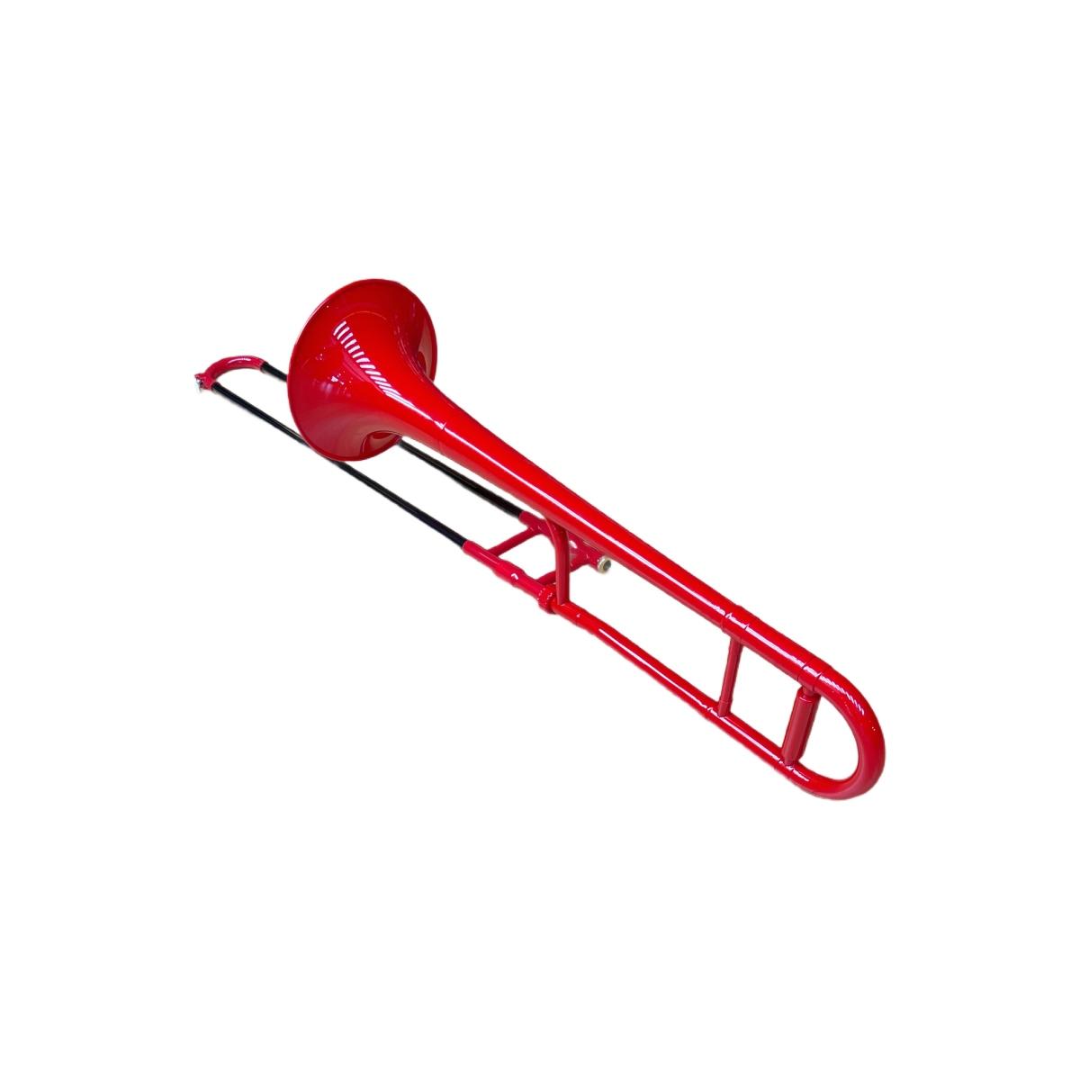 Cigalini pl-tn-rd red trombone tenore in plastica rosso