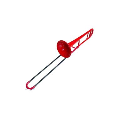 Cigalini pl-tn-rd red trombone tenore in plastica rosso
