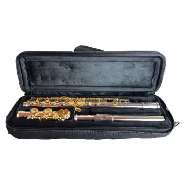 Cigalini fl-gm2 flauto traverso meccaniche gold pated