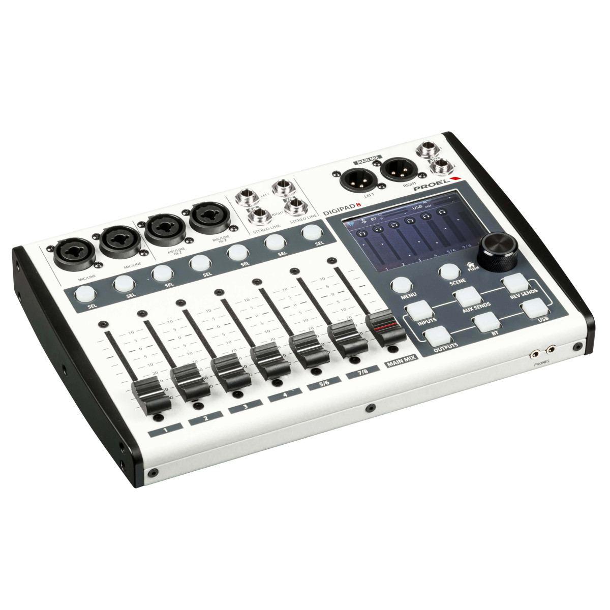 Proel digipad8 mixer digitale 8 canali
