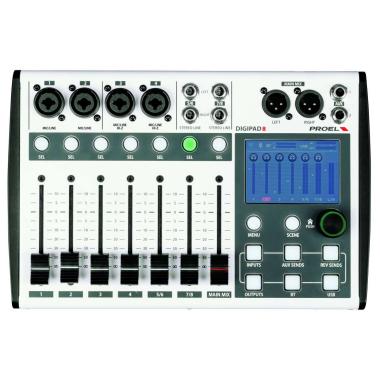 Proel digipad8 mixer digitale 8 canali
