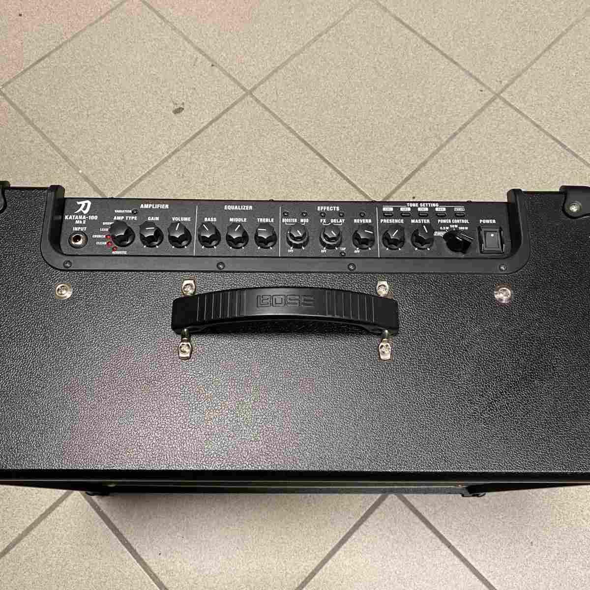 Boss katana 100 mk ii + pedaliera ga-fc - usato garantito