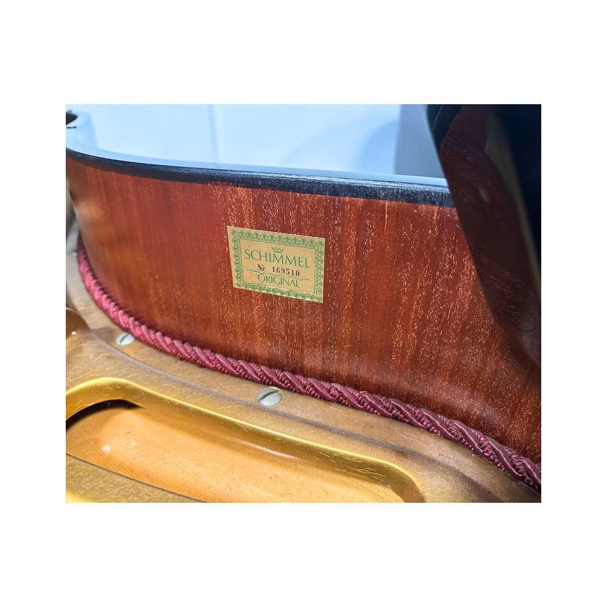 Schimmel pianoforte a coda finitura nero lucido usato garantito