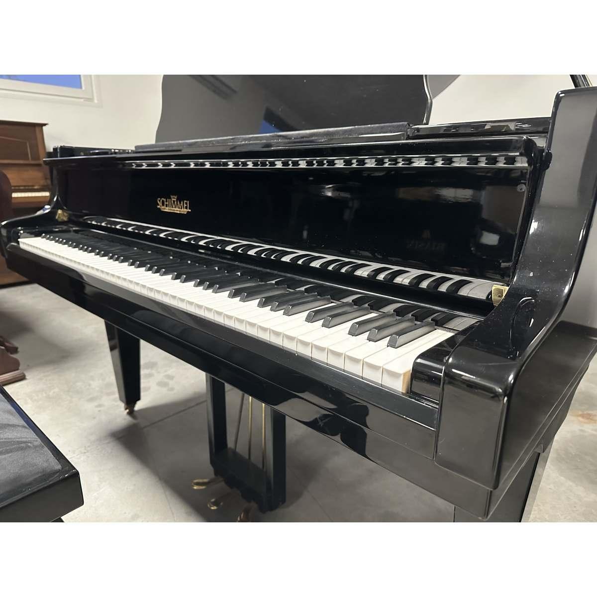 Schimmel pianoforte a coda finitura nero lucido usato garantito