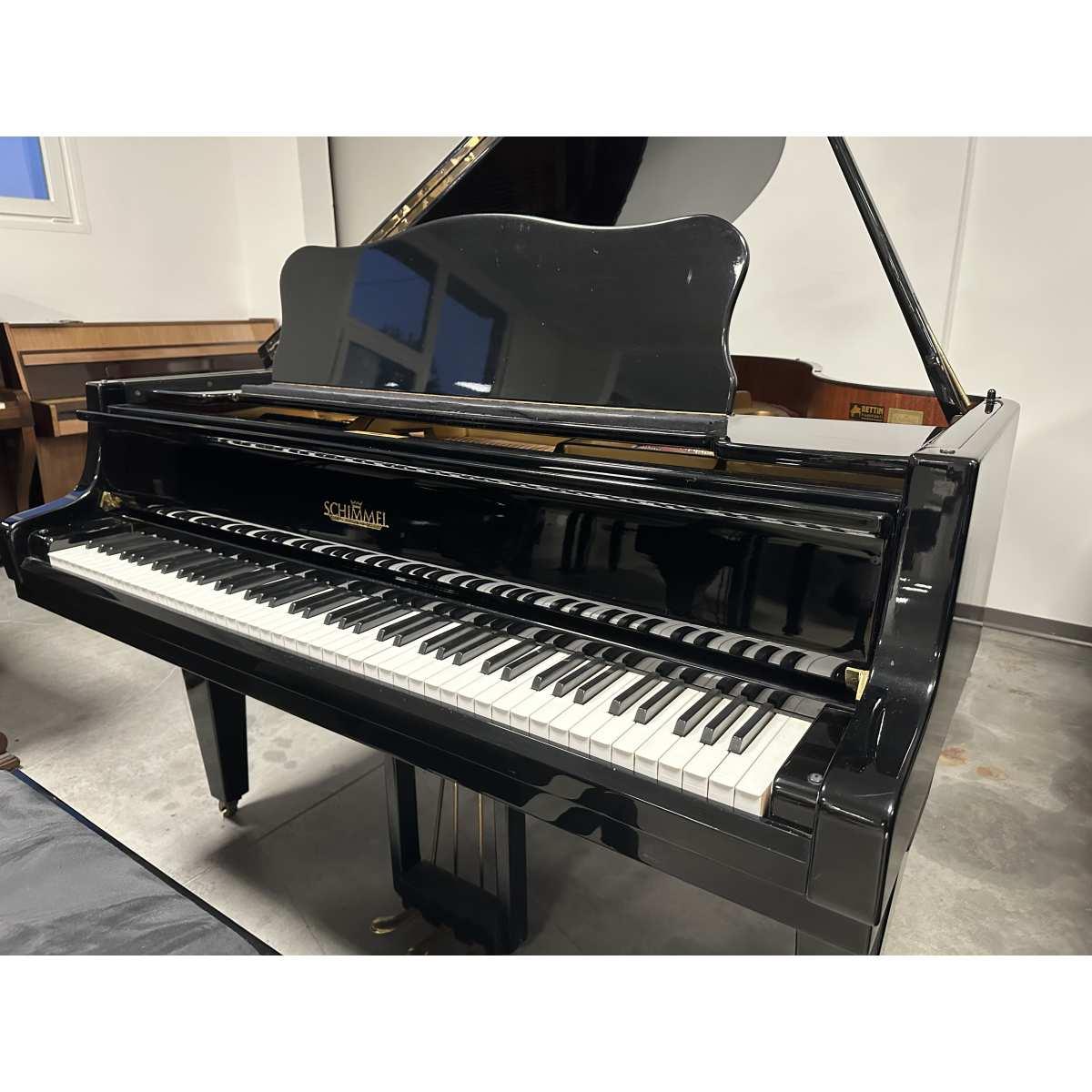 Schimmel pianoforte a coda finitura nero lucido usato garantito
