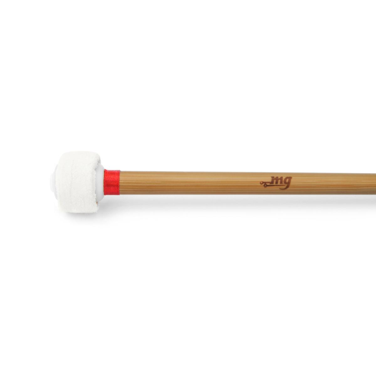 Mg mallets tf28 flannel coppia di mallets per timpani