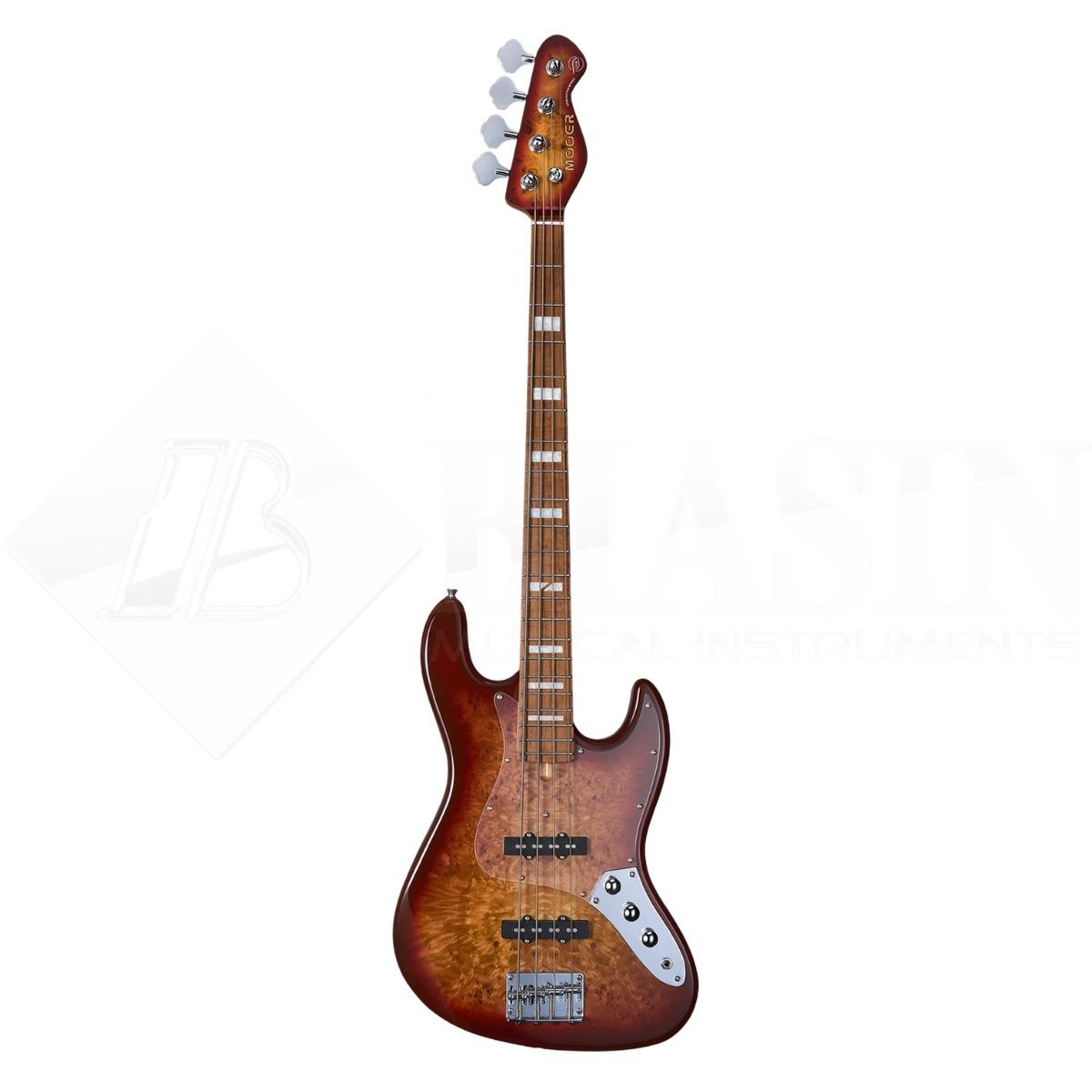 MOOER Mbj420 Red Burst BASSO ELETTRICO 4 CORDE