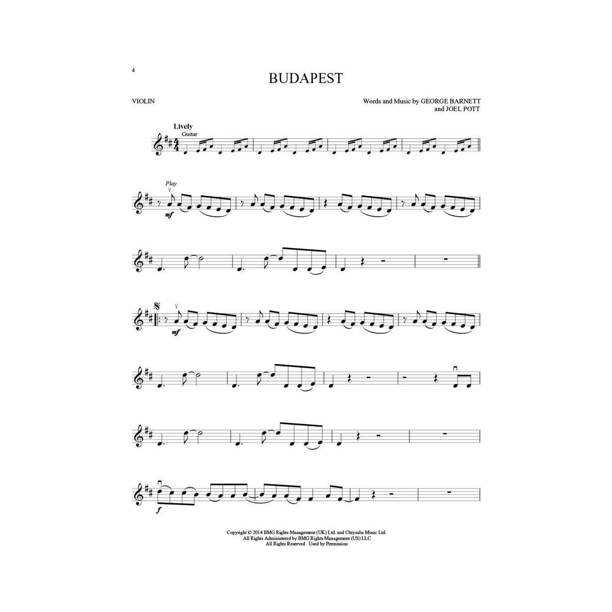 Top hits per violino