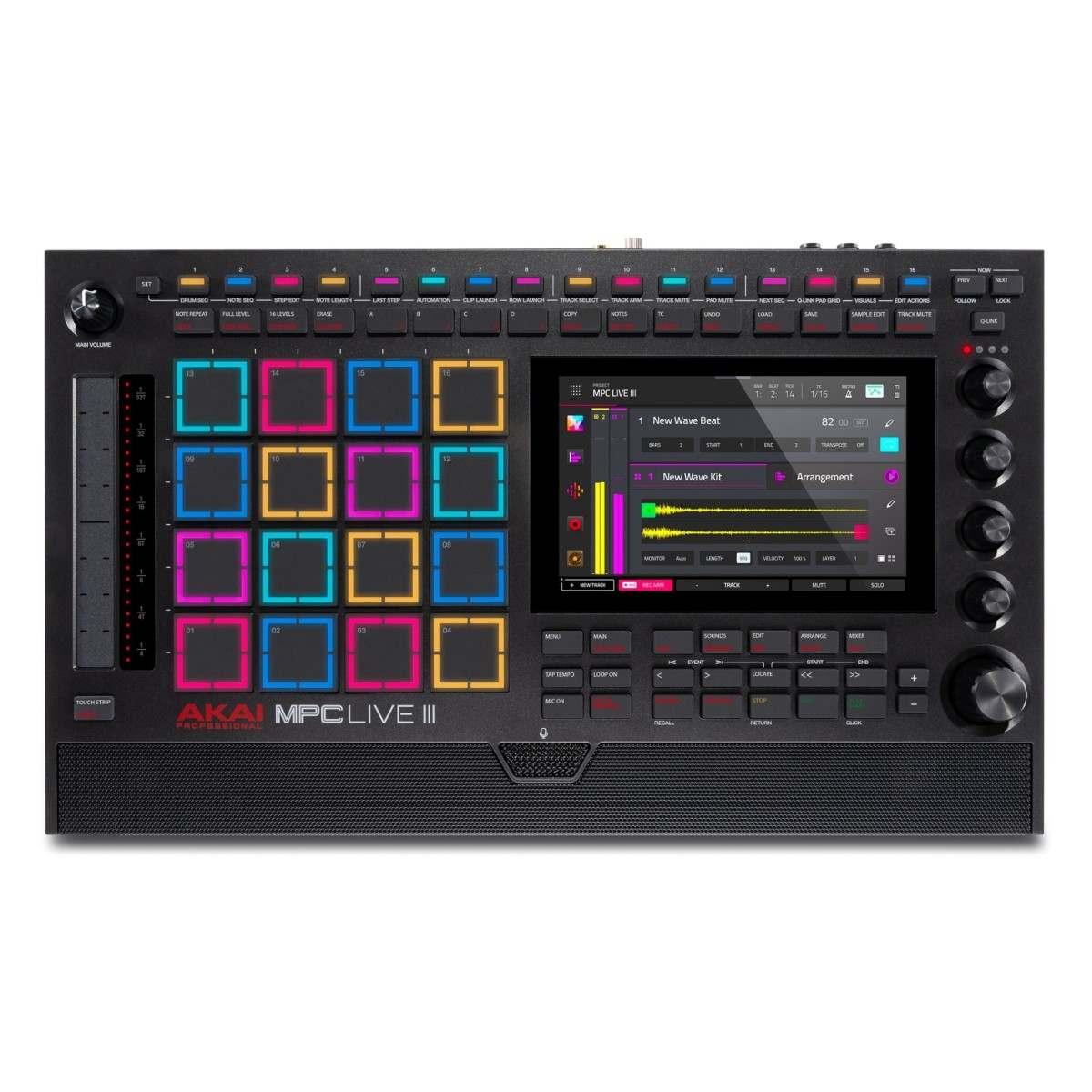 AKAI PROFESSIONAL MPC Live III Groovebox Standalone con Batteria, Pad 3D e Produzione Completa Senza Computer