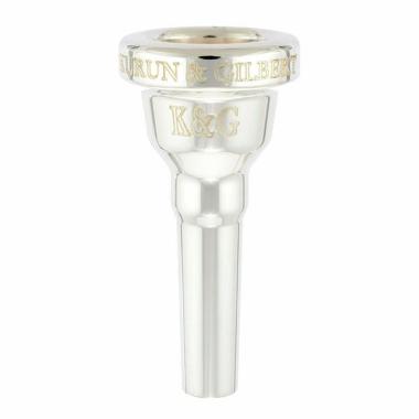 K&g mouthpieces t6c bocchino argentato per trombone tenore penna larga