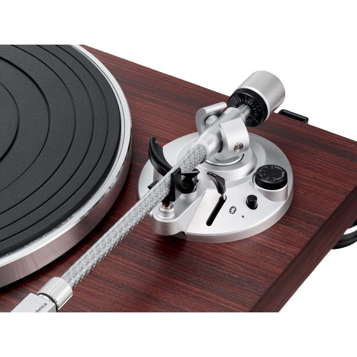 Audio technica at-lpw50bt rw giradischi bluetooth con trasmissione a cinghia