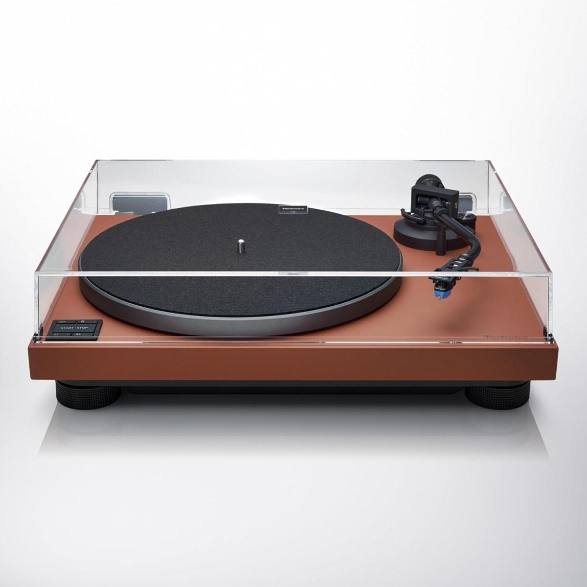 Technics sl-40cbt terracotta brown giradischi a trazione diretta con bluetooth