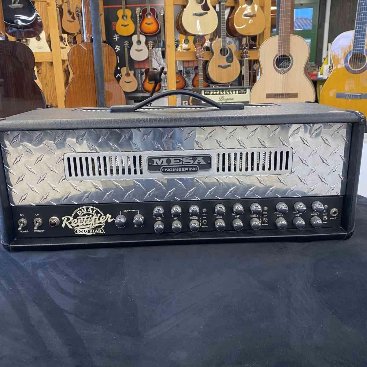 Mesa Boogie Dual Rectifier Solo Head 2-Channel 100-Watt Guitar Amp Head